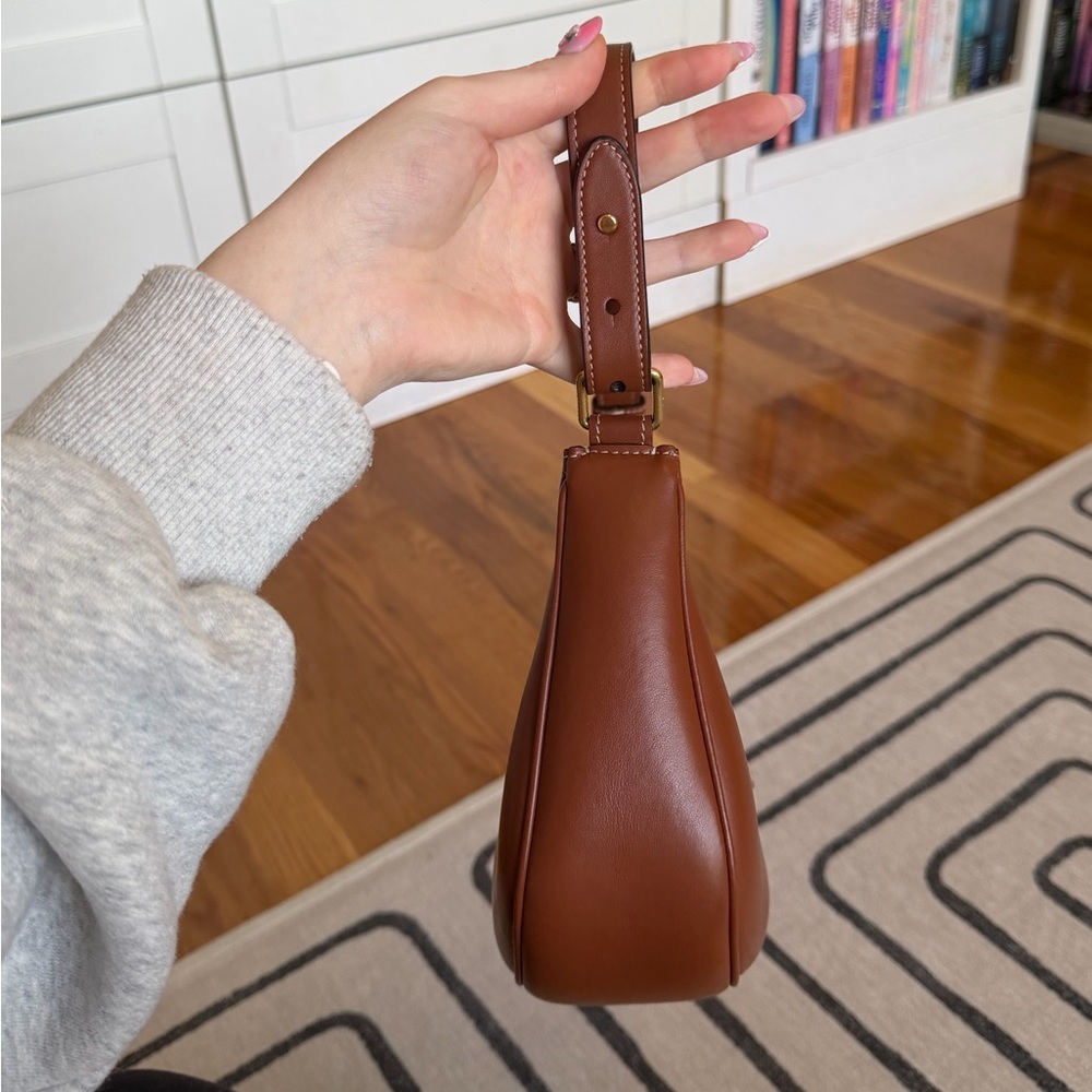 Celine Ava Triomphe Shoulder Bag in Tan - Picture 8 of 13